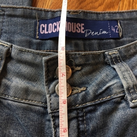 Woman’s Clockhouse denim jeans size 42 with waist alteration - Picture 7 of 8